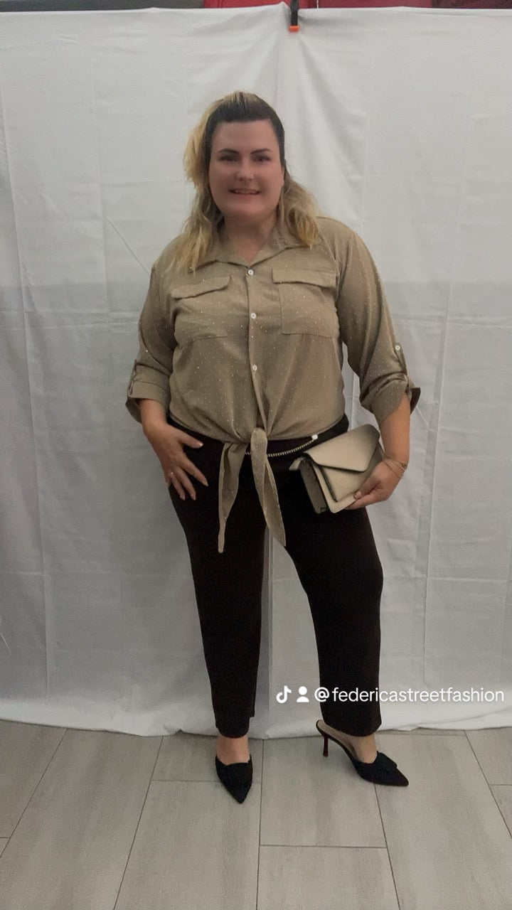 Pantalone catena curvy