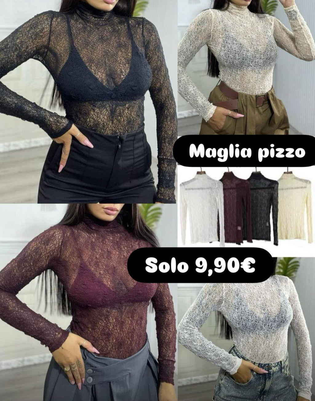 Maglia pizzo