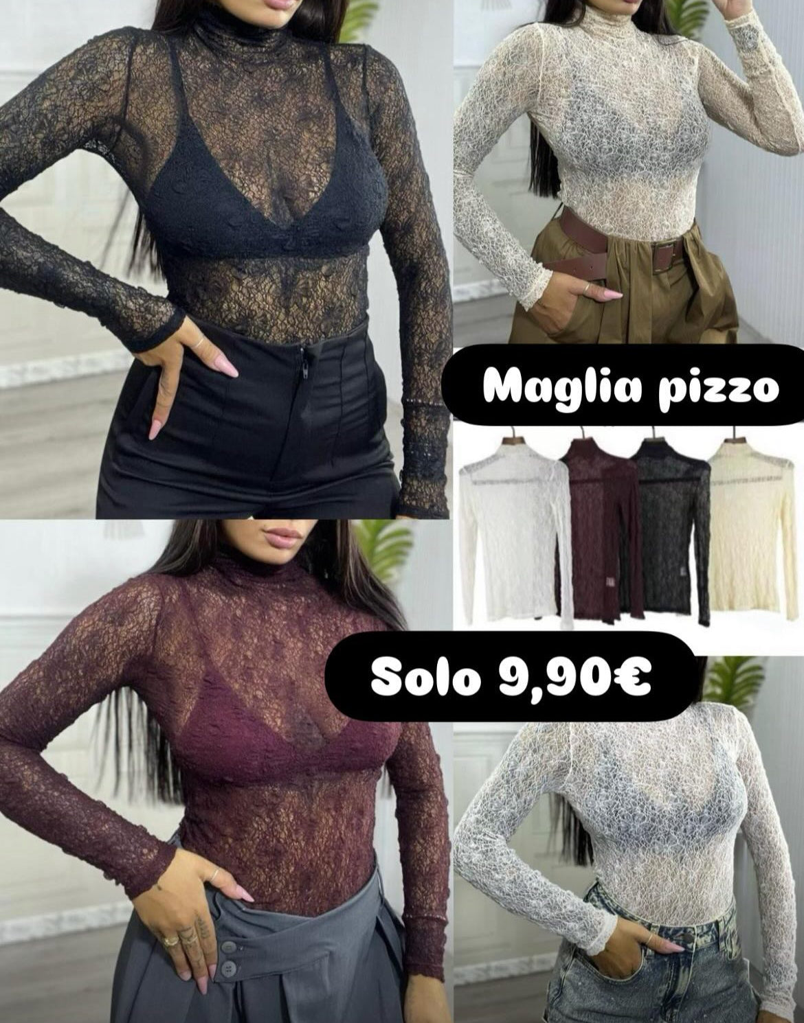 Maglia pizzo