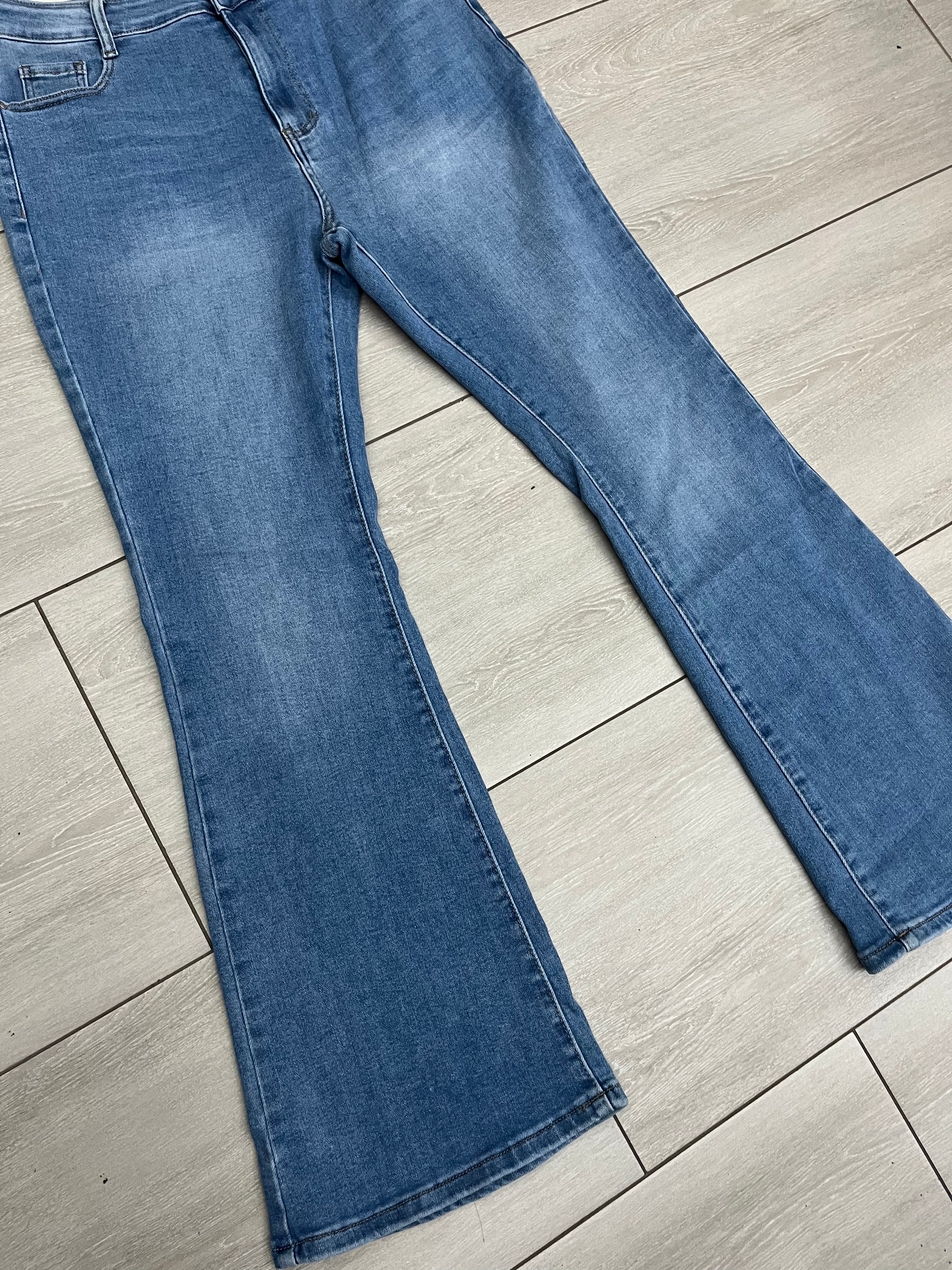 Jeans curvy zampa