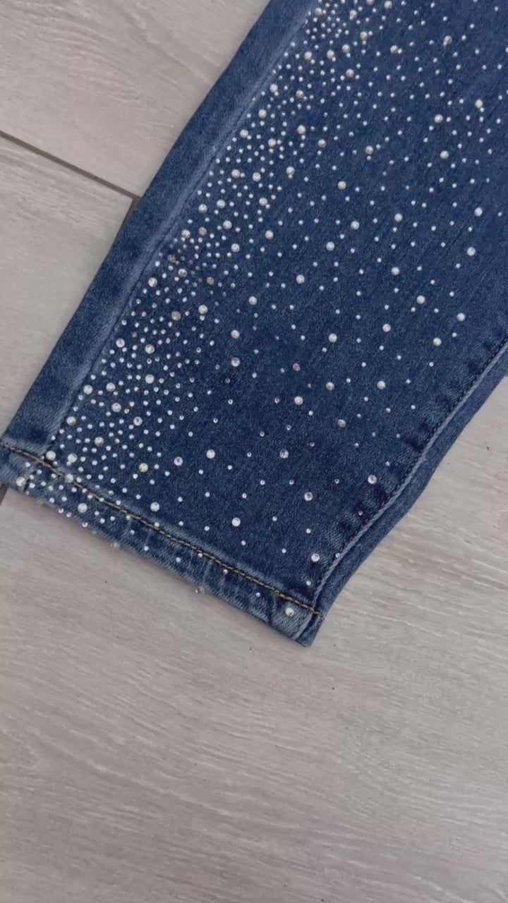 Jeans Swarovski laterale