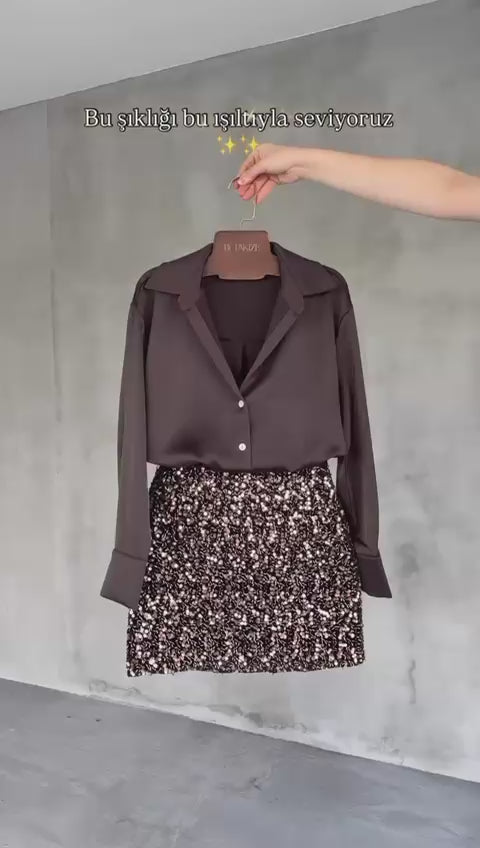 Camicia basic raso